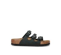 BIRKENSTOCK FLORIDA BS Ciabatta donna nera in pelle 38