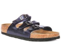 Birkenstock Florida Eva Regolabili Metallo Spilla Donna Sandalo IN Midnight UK 4