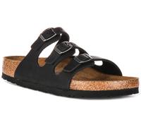 Birkenstock Florida Sfb Sf Sandali Unisex Con 3 Fibbia Regolare Nero UK 4 - 8