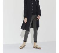 BIRKENSTOCK FRANCA CIABATTA INCROCIATA PELLE GRIGIO