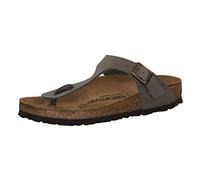 SANDALI BIRKENSTOCK GIZEH BIRKO-FLOR NUBUCK TG 40 COD 0043391 [US 9 UK 7 CM 25.4] Grigio