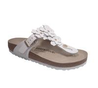 Birkenstock - Gizeh Flowers Embellishment - Regular Bianco - Zoccoli 38 Bianco