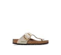 Birkenstock Gizeh Big Buckle eggshell veg, Rough Canvas