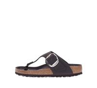 BIRKENSTOCK Gizeh Big Buckle Leoi, Scarpe décolleté Donna, Black 1023334, 36 EU