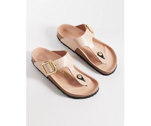 Birkenstock - Gizeh - Ciabatte High Shine new beige-Neutro 38