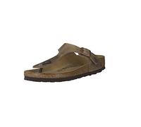 Birkenstock Gizeh Fettleder Art. Nr. 943811, Flip flop unisex adulto, Marrone, 45