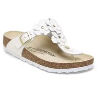 Birkenstock - Gizeh Flowers Embellishment - Regular Bianco - Zoccoli 39 Bianco