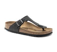 Birkenstock Gizeh in Pelle Oliata Black 43 Nero