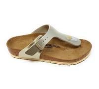 Birkenstock Gizeh Infradito 1015593 oro (Electric Metallic Gold),EVA Sughero e Pelle,Made in Germany (Oro (electric metallic gold), Sistema Taglie Calzature EU, Adolescente, Numero, Stretta, 34)