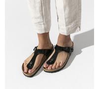 BIRKENSTOCK GIZEH INFRADITO BIRKOFLOR NERO PATENT BLACK