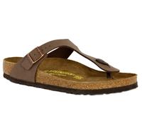 Birkenstock Gizeh infradito unisex 043751 in ecopelle di colore marrone
