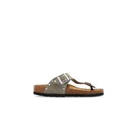 Birkenstock - Gizeh Rivet Suede Leather - - Shoes - Donna - Beige - 38 EU