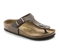 Birkenstock Gizeh, Sandali Bambina, Marrone (Nubuck Mocca), 31 EU