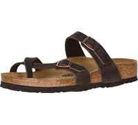 Birkenstock - Women's Mayari Natural Leather Oiled - Sandali EU 38 - Regular marrone