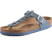 Birkenstock Gizeh - Sandalo a treccia da donna, larghezza regolare, colore: blu polveroso, 40 m