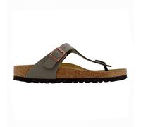 SANDALI BIRKENSTOCK GIZEH BIRKO-FLOR NUBUCK TG 39 COD 0043391 [US 8 UK 5.5 CM 24.7] Grigio