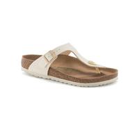 BIRKENSTOCK Gizeh Vegan ciabatte Donna tessuto infradito fibbia - Colore: Bianco, Taglia: 43