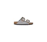 Birkenstock Gray Leather Slippers - EU40/US10