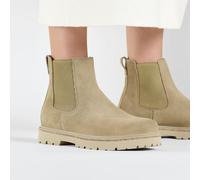 BIRKENSTOCK HIGHWOOD SLIP ON TAUPE PELLE SCAMOSCIATA STIVALETTI CON ELASTICI CAL