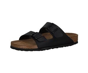 Birkenstock Il Sandalo, Regolabile Individualmente con Due Cinturini ed è oramai diventato Una Vera Scarpa Cult. La Tomaia è in Materiale Birko-Flor® dermoaffine e Resistente. Il Comodo Plantare Soft