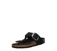 BIRKENSTOCK Infradito 'Gizeh LEOI' nero / argento Donna BIRKENSTOCK 40