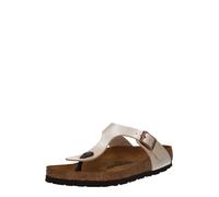 Birkenstock Sandali Gizeh Birko-Flor Pearl White Donna Calzata Normale