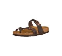 Birkenstock Mayari Greased Leather, Sandalo Unisex-Adulto, Arancione, 40 EU