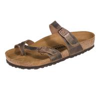 Birkenstock Mayari Brown, Oiled Leather, Sandalo Donna, Marrone Tabacco, 38 EU