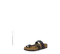 Birkenstock Mayari Pelle oliata, Sandalo Donna, Nero (Noir Noir), 41 EU