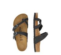 Birkenstock Mayari Pelle oliata, Sandalo Donna, Nero (Noir Noir), 39 EU