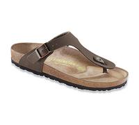 Birkenstock Infradito Unisex, Modello Gizeh, Art. 043751, Colore Mocca - Marrone Tomaia in Birko-Flor