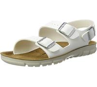 BIRKENSTOCK Kano - Scarpa da lavoro morbida da letto (Birko-Flor), bianco, 43 EU