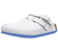 BIRKENSTOCK Kay Leder Softfootbed, Sabot Donna, Bianco, 40 EU