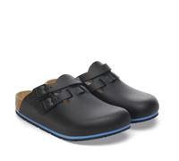 BIRKENSTOCK KAY PRO BLACK CIABATTE SANDALI CLOGS DA LAVORO CON CINTURINO ANTISCI