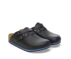 BIRKENSTOCK KAY PRO BLACK CIABATTE SANDALI CLOGS DA LAVORO CON CINTURINO ANTISCI