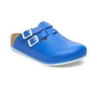 BIRKENSTOCK Kay Pro Zoccoli in pelle - Scarpe casual e professionali di alta qualità per medicina, gastronomia e servizio, Blu, 40 EU