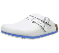 Birkenstock Kay Professional - Zoccoli da Uomo in Pelle Morbida, Bianco, 42 EU
