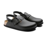 BIRKENSTOCK KAY SL MEN BLACK CIABATTE PROFESSIONALI IN PELLE CINTURINO SUOLA ANT