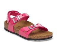 Birkenstock - Kid's Rio AS Birko-Flor Patent - Sandali EU 30 - Narrow fuchsia/marrone