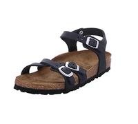 BIRKENSTOCK Kumba Black, Waxy Leather, Sandali Donna, 38 EU
