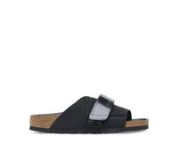 Birkenstock KYOTO 1026516 BLACK CIABATTA DONNA CON VELCRO