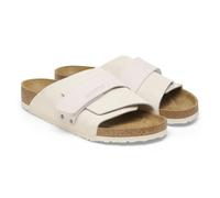 BIRKENSTOCK KYOTO GREEN WHITE SIENNA RED BASALT CIABATTE PELLE SCAMOSCIATA CALZA