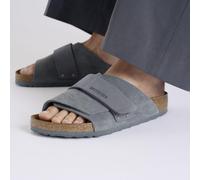 BIRKENSTOCK KYOTO GREEN WHITE SIENNA RED BASALT CIABATTE PELLE SCAMOSCIATA CALZA