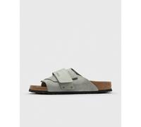 Birkenstock Kyoto Nubuck Leather/Suede men Sandals & Slides grey in taglia:45