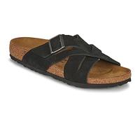 Birkenstock Lugano Desert Buck Black, Nubuck Leather Nero 45