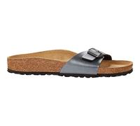 Birkenstock Madrid BF, Sandali Uomo, Nero Metallico, 38 EU
