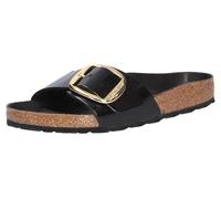 Birkenstock Madrid Big Buckle - Sandalo da Donna 39/Shine-Ecru-N