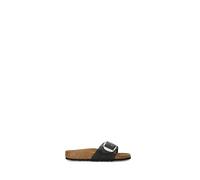 BIRKENSTOCK MADRID BIG BUCKLE Ciabatta donna nera in pelle 40