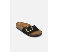 Birkenstock - Madrid Big Buckle Nubuck - Narrow Nero - Zoccoli 36 Nero