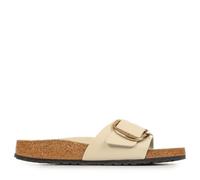 Birkenstock Madrid Big Buckle, sandali da donna, High Shine Oyster, 38 EU Schmal